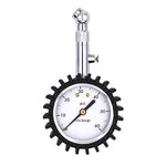 Manometro di precisione in metallo per pneumatici auto, Brass White Background Black Text, Brass Black Background White Text, Silver White Background Black Text, Silver Black Background White Text