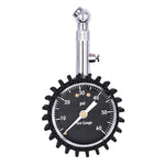 Manometro di precisione in metallo per pneumatici auto, Brass White Background Black Text, Brass Black Background White Text, Silver White Background Black Text, Silver Black Background White Text