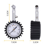 Manometro di precisione in metallo per pneumatici auto, Brass White Background Black Text, Brass Black Background White Text, Silver White Background Black Text, Silver Black Background White Text
