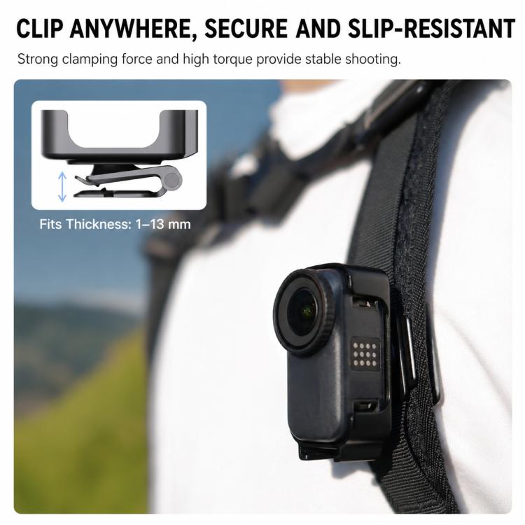 Supporto fisso magnetico multifunzione Xasurg con fascia per la testa, For DJI Osmo Nano