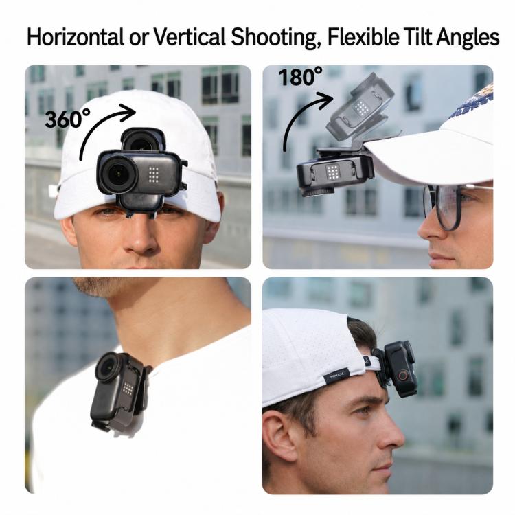 Supporto fisso magnetico multifunzione Xasurg con fascia per la testa, For DJI Osmo Nano