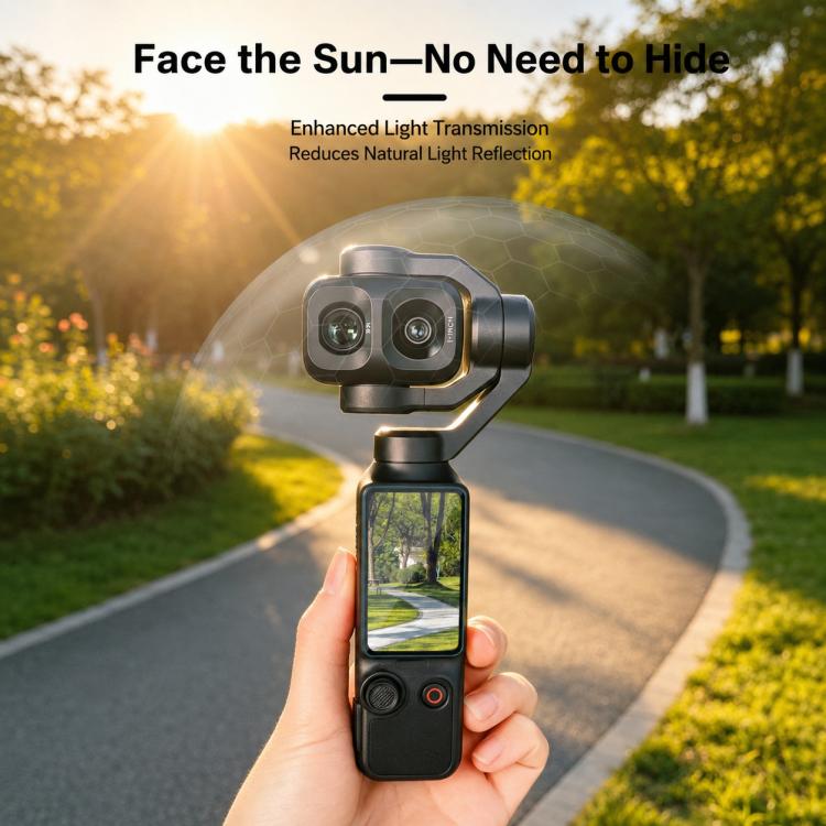 Pellicola protettiva antiriflesso Xasurg AR per vetro temperato., For DJI Osmo Pocket 4P / 4 / 3