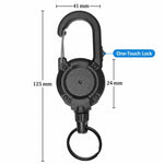 Xasurg Clip magnetica retrattile per zaino per Insta360 Luna, DJI Pocket 4P / 4 / 3
