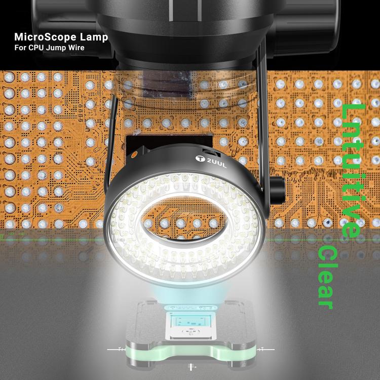 2UUL MS96 Anello luminoso a LED per microscopio per cavo jumper CPU