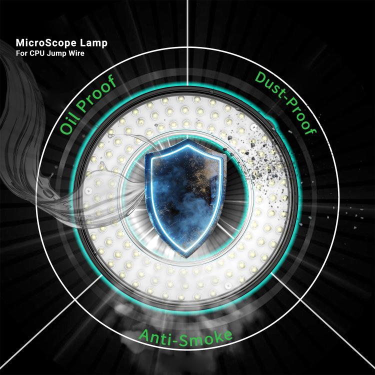 2UUL MS96 Anello luminoso a LED per microscopio per cavo jumper CPU