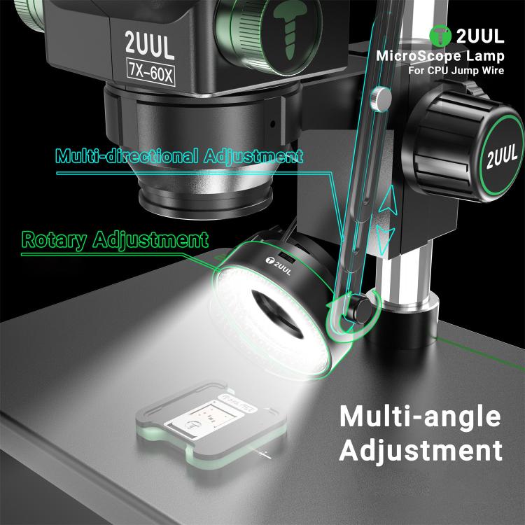2UUL MS96 Anello luminoso a LED per microscopio per cavo jumper CPU