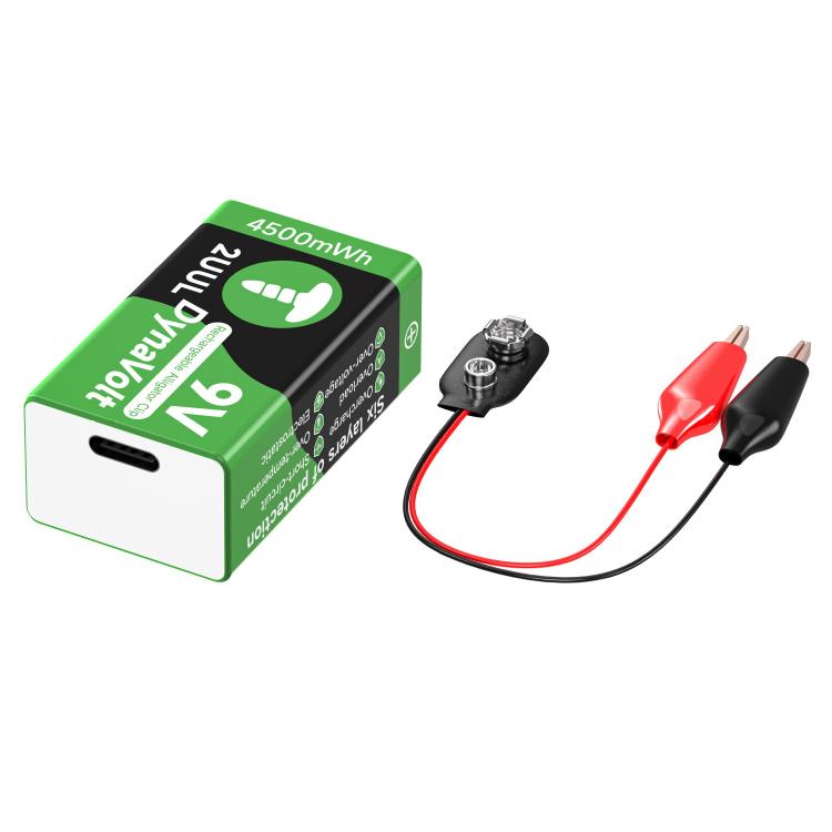 Cavo a sgancio rapido 2UUL BT04 per batteria da 9V con adesivo e alimentatore, For iPhone 16 Series