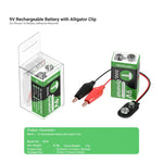 Cavo a sgancio rapido 2UUL BT04 per batteria da 9V con adesivo e alimentatore, For iPhone 16 Series