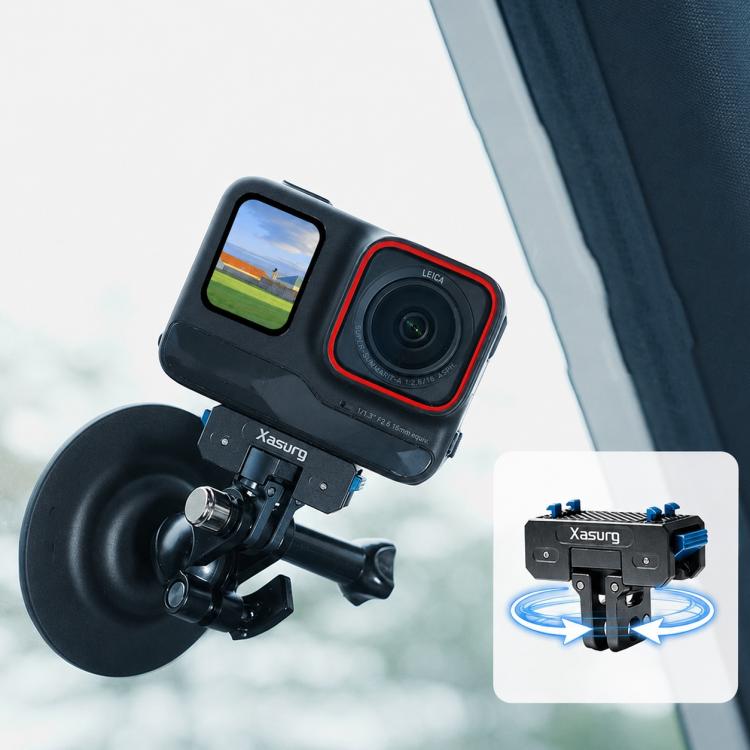Adattatore di montaggio a sgancio rapido magnetico Xasurg, For Insta360 X5 / X4 Air / Ace Pro / Pro 2