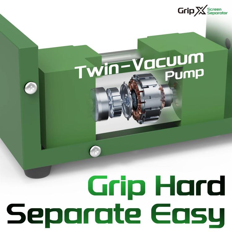 2UUL SP01 Grip X Separatore riscaldato per schermo LCD con ventosa per telefono