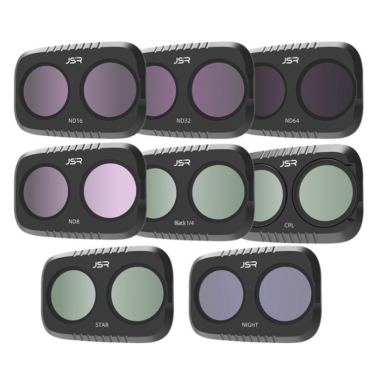 Filtro per obiettivo a clip per fotocamera DJI Osmo Pocket 4P serie JSR KB, UV, CPL, ND8, ND16, ND32, ND64, GND8, GND16, VND2-5, VND6-9, STAR, NIGHT, Black Mist 1/4, Wide Angle, 3 in 1 UV ND8/16, 3 in 1 CPL Black Mist VND, 4 in 1 CPL ND8/16/32         ...