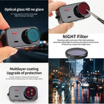 Filtro per obiettivo a sgancio rapido per fotocamera Hikvision D2 serie JSR KB, UV, CPL, ND8, ND16, ND32, ND64, STAR, NIGHT, Black Mist 1/4, 4 in 1 ND8-64, 4 in 1 CPL ND, 6 in 1 ND UV CPL, 8 in 1 Mixed Filter, 12 in 1 Mixed Filter