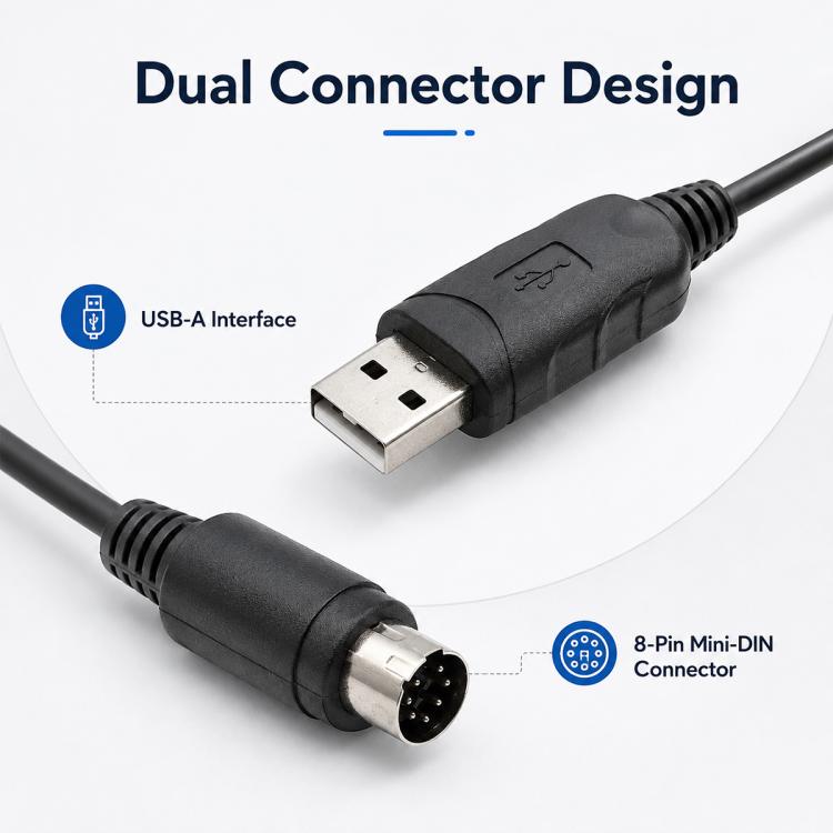 Cavo di programmazione da USB a ricetrasmettitore radio mobile per auto CT-62, For Yaesu FT-897 / FT-897D