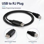 Cavo dati di programmazione per ricetrasmettitore radio mobile con porta USB, For Retevis RT-95 / Anytone AT-778UV