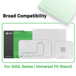 Piattaforma di reballing magnetica curva 2UUL BH12 con cuscinetto in silicone