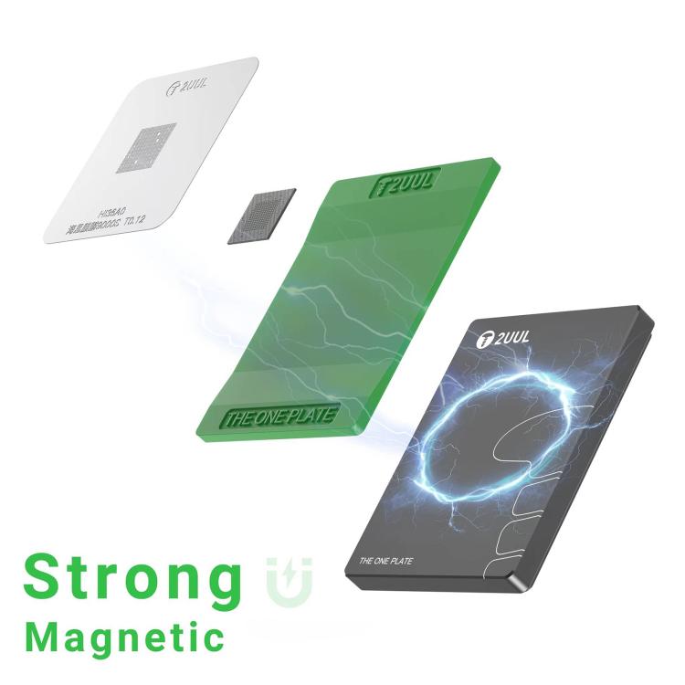 Piattaforma di reballing magnetica curva 2UUL BH12 con cuscinetto in silicone