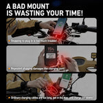 Supporto magnetico girevole a 360 gradi per caricabatterie wireless per telefono da moto, 45 W, Handlebar Model-A1, Rearview Mirror Mount-A2, Rearview Mirror Arm-A3, M8 Screw-A4, Crossbar-A5, Heavy-Duty Clamp-A6, Oil Pump Base-A7