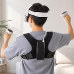 Accessori VR: Tracolla posteriore Treasure Power per Meta Quest 2 con ricarica per batteria mobile.