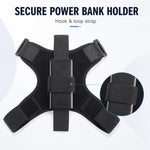 Accessori VR: Tracolla posteriore Treasure Power per Meta Quest 2 con ricarica per batteria mobile.