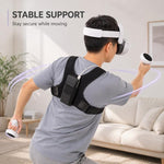 Accessori VR: Tracolla posteriore Treasure Power per Meta Quest 2 con ricarica per batteria mobile.