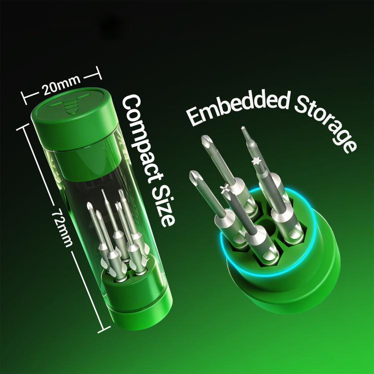 Set di punte per cacciavite magnetico 5 in 1 da 4 mm 2UUL SD25