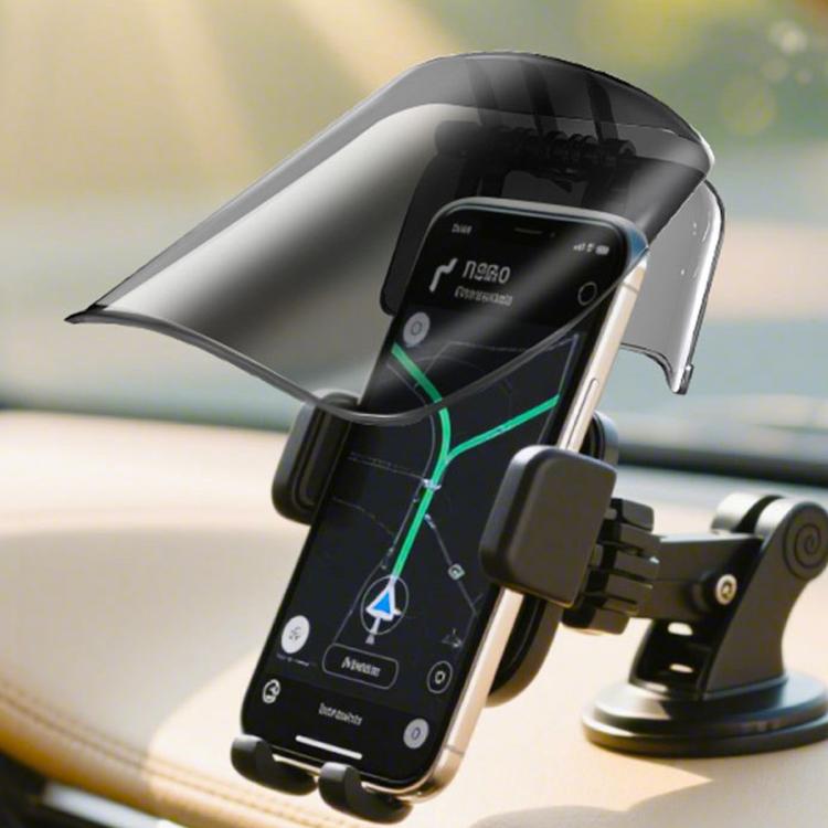 Supporto per telefono regolabile antiriflesso in stile cappello da sole, Sun Hat Style