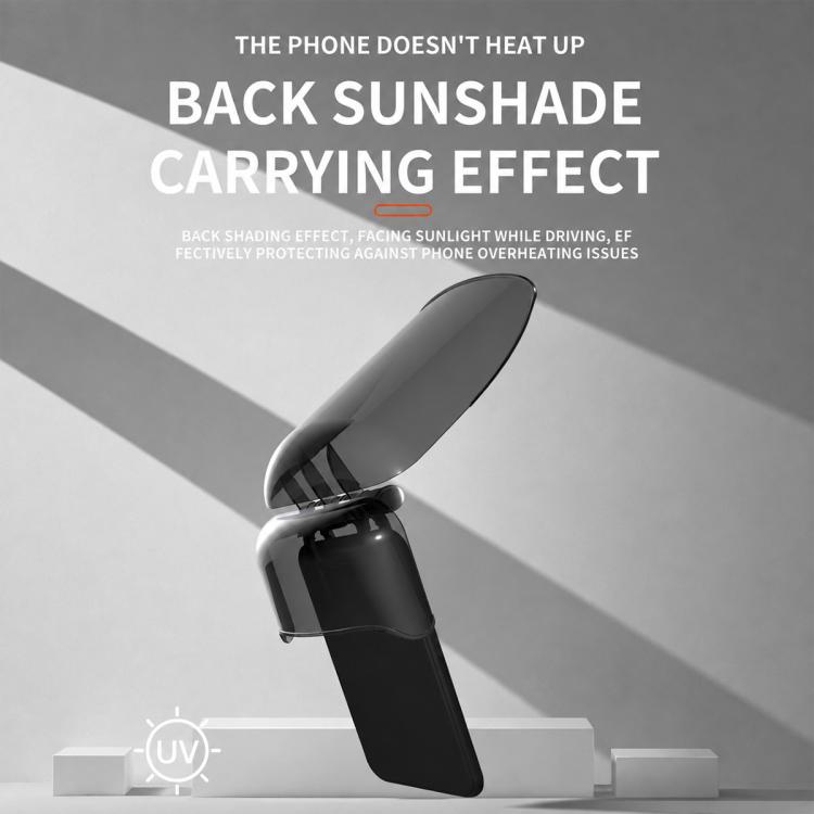Supporto per telefono regolabile antiriflesso in stile cappello da sole, Sun Hat Style
