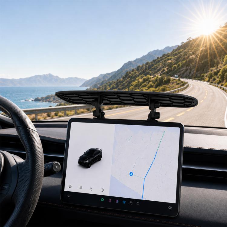 Parasole antiriflesso regolabile multi-angolo per console centrale auto, Center Consoles
