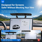 Parasole antiriflesso regolabile multi-angolo per console centrale auto, Center Consoles
