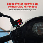 Tachimetro multifunzione 5 in 1 per moto/bici elettrica con modulo GPS, Air Temperature Version, Water Temperature Version