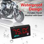 Tachimetro multifunzione 5 in 1 per moto/bici elettrica con modulo GPS, Air Temperature Version, Water Temperature Version