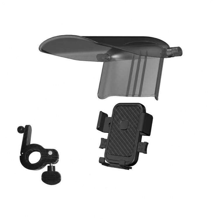Supporto per telefono con navigatore per moto e parasole, Handlebar, Rearview Mirror, Drawstring