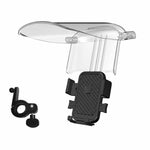 Supporto per telefono con navigatore per moto e parasole, Handlebar, Rearview Mirror, Drawstring