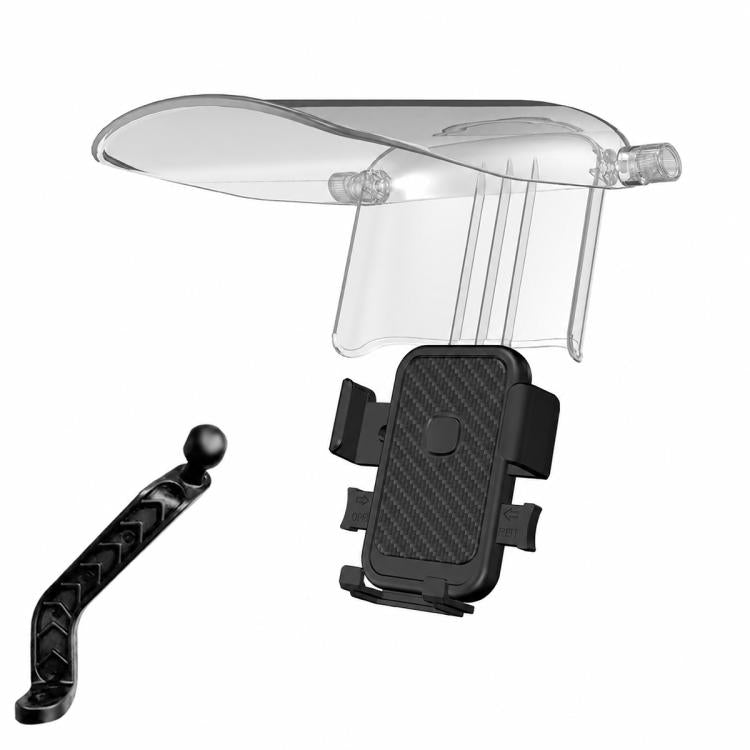 Supporto per telefono con navigatore per moto e parasole, Handlebar, Rearview Mirror, Drawstring
