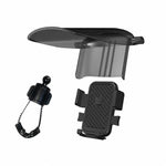 Supporto per telefono con navigatore per moto e parasole, Handlebar, Rearview Mirror, Drawstring
