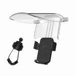 Supporto per telefono con navigatore per moto e parasole, Handlebar, Rearview Mirror, Drawstring