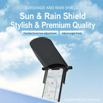 Supporto per telefono con navigatore per moto e parasole, Handlebar, Rearview Mirror, Drawstring