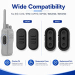 Set di 2 auricolari walkie-talkie con interruttore PTT (Push-to-Talk)