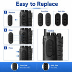 Set di 2 auricolari walkie-talkie con interruttore PTT (Push-to-Talk)