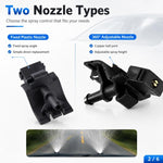 Set di 2 ugelli spruzzatori per lavavetri auto