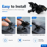 Set di 2 ugelli spruzzatori per lavavetri auto