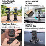 Supporto per cavalletto auto con adesivo a sgancio rapido Sunnylife, For Insta360 Luna Ultra / Pro
