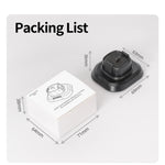 Supporto per cavalletto auto con adesivo a sgancio rapido Sunnylife, For Insta360 Luna Ultra / Pro