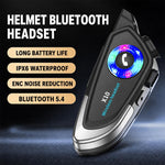 Auricolari Bluetooth impermeabili per casco da moto X10, Black Soft Mic, Black Hard Mic, Black 2 in 1