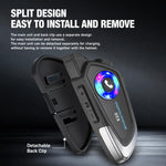 Auricolari Bluetooth impermeabili per casco da moto X10, Black Soft Mic, Black Hard Mic, Black 2 in 1