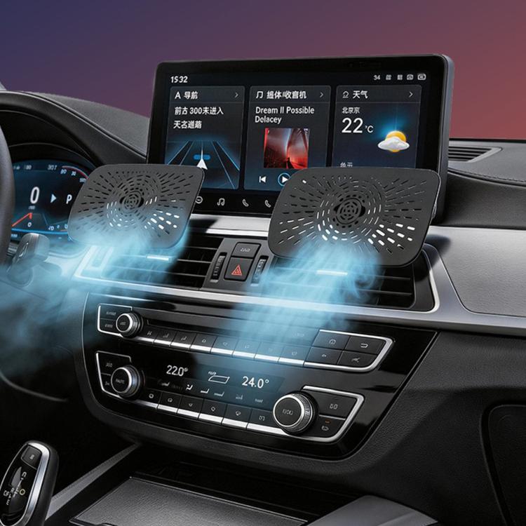 Deflettore antivento per bocchetta di ventilazione dell'aria condizionata dell'auto, ruotabile a 360 gradi