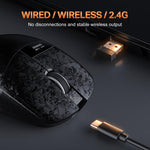 Mouse da gioco ONIKUMA DM08 in fibra di carbonio composita, DM08