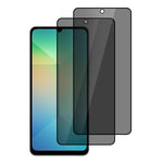 XDcase - Confezione da 2 pellicole protettive in vetro temperato anti-spia con stampa serigrafica, For Galaxy A37 5G, For Galaxy A17 4G, For Galaxy A07 4G, For Galaxy A17 5G, For Galaxy A06 5G, For Galaxy A26 5G, For Galaxy A36 5G, For Galaxy A16 5G