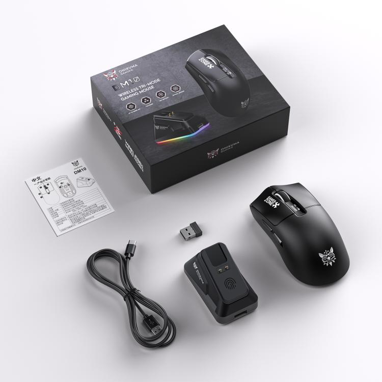 Mouse da gioco leggero ONIKUMA DM10, DM10(Black), DM10(White)