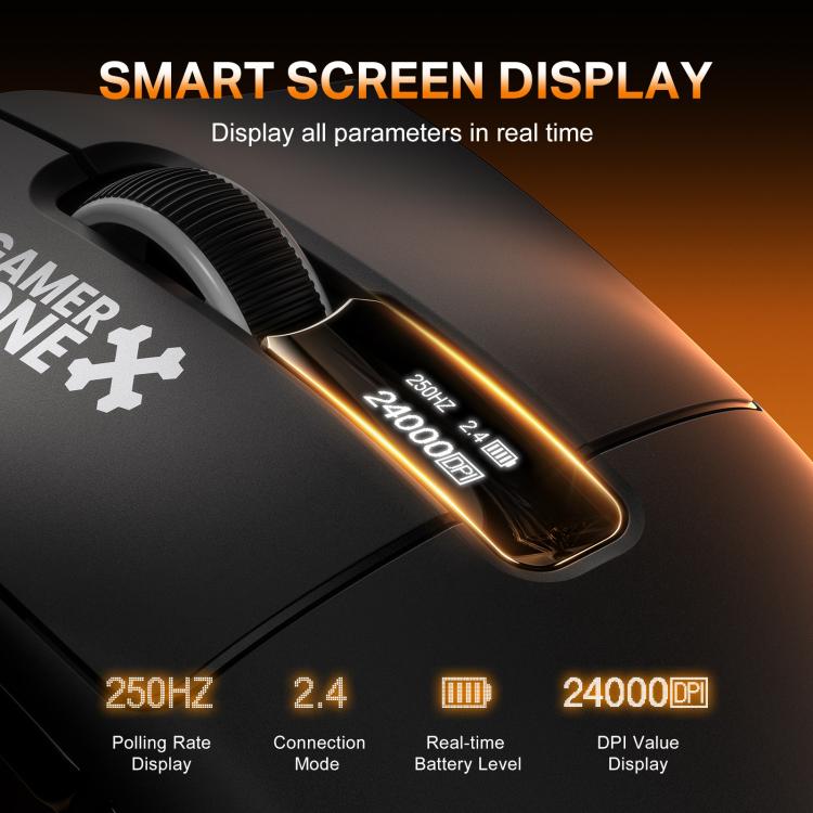 Mouse da gioco leggero ONIKUMA DM10, DM10(Black), DM10(White)